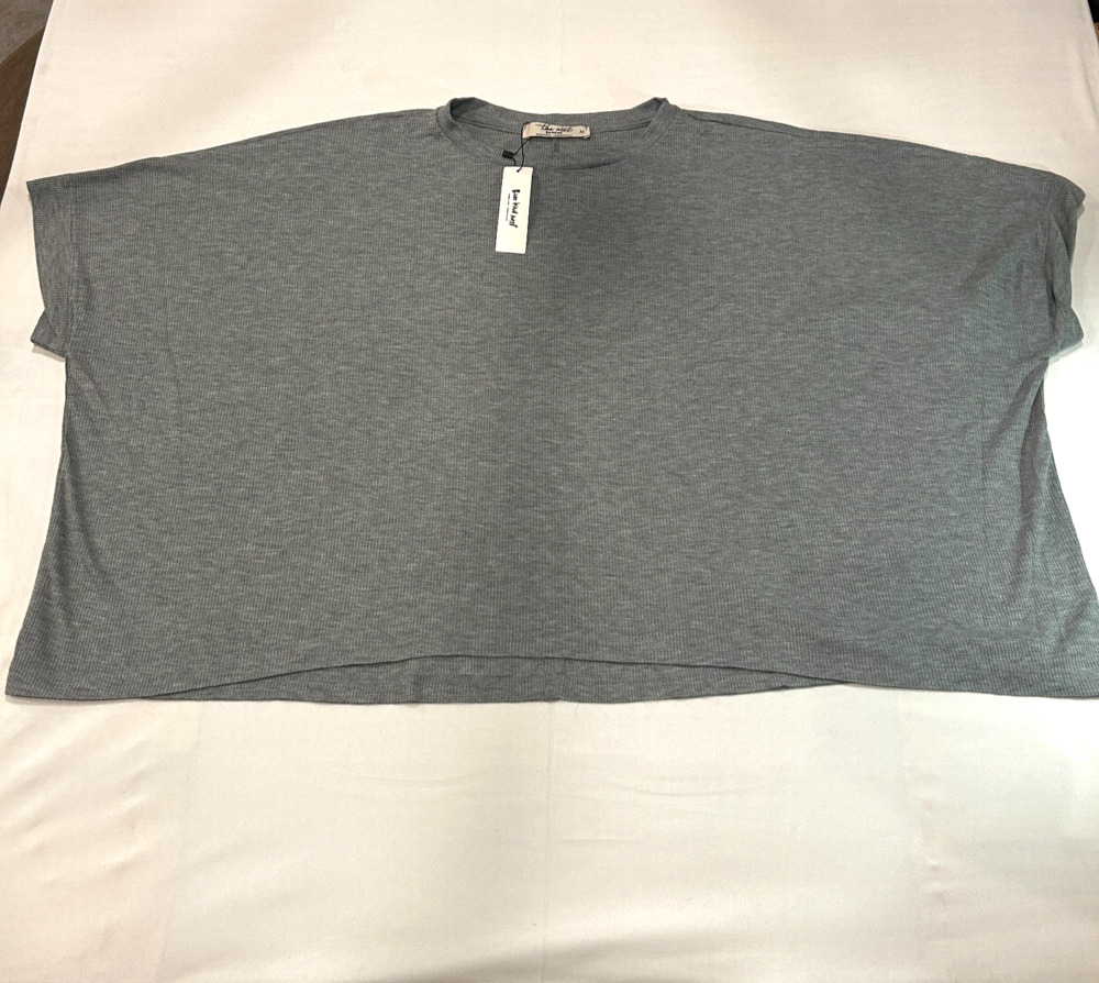 Three Bird Nest Women's Top Gray, size: XL